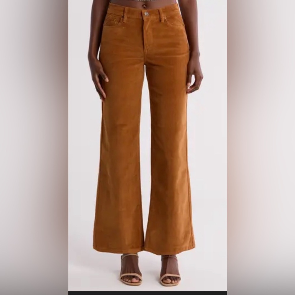 Kensie Kaya Corduroy Wide Leg Jeans - Picture 3 of 7